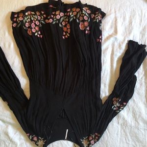 Free People embroidered tunic